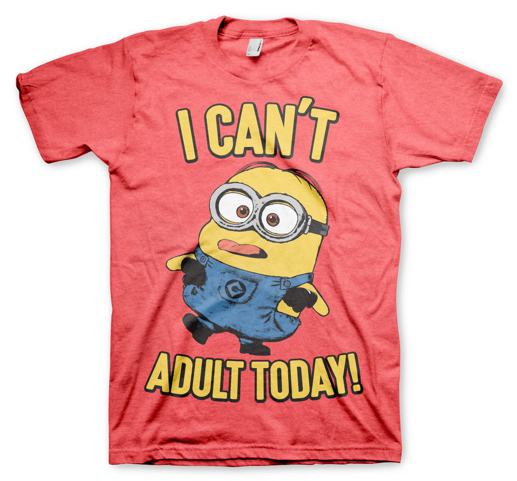 Minions (Les Minions) - I Can't Adult Today T-Shirt – T-shirt