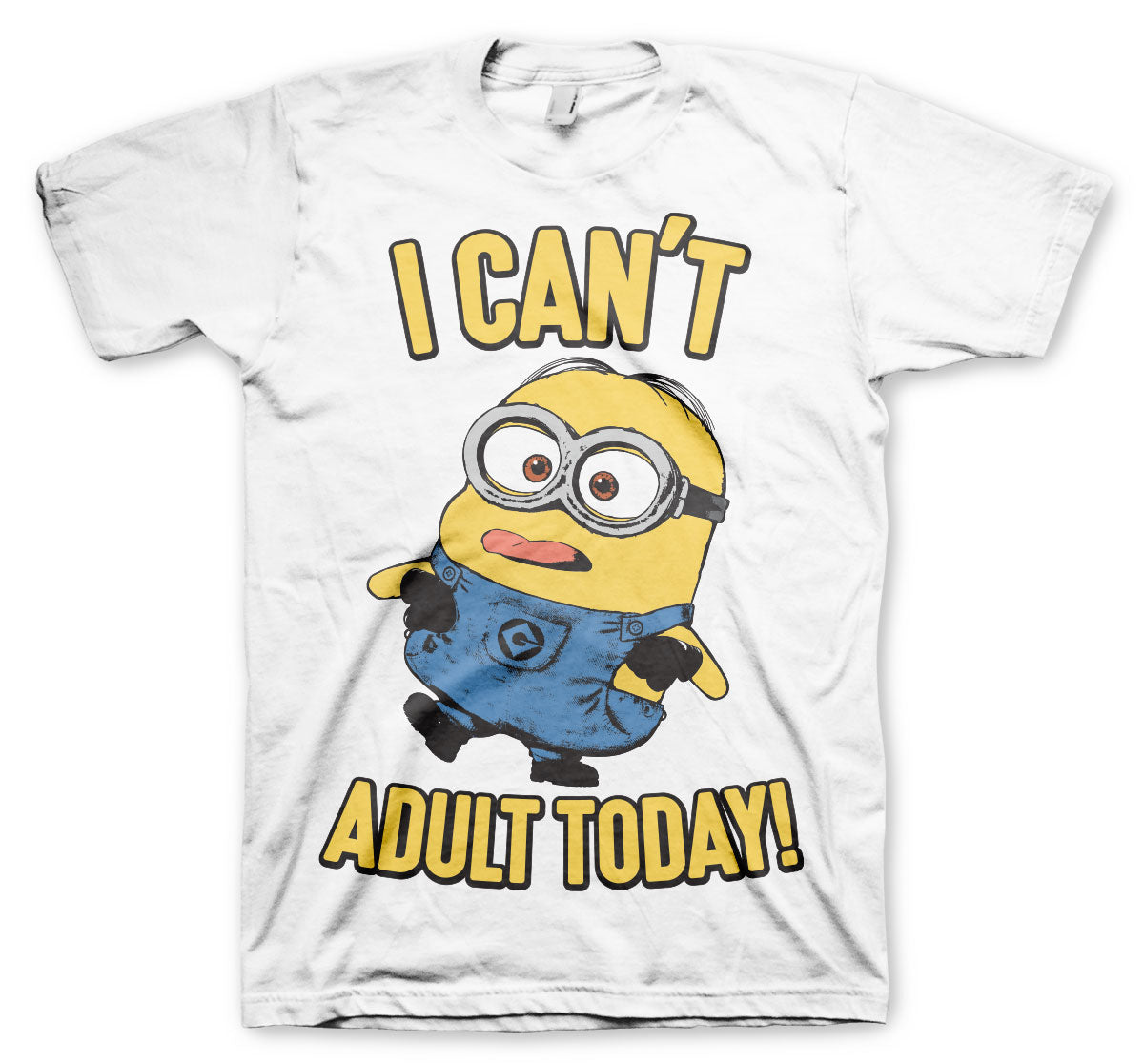 Minions (Les Minions) - I Can't Adult Today T-Shirt – T-shirt