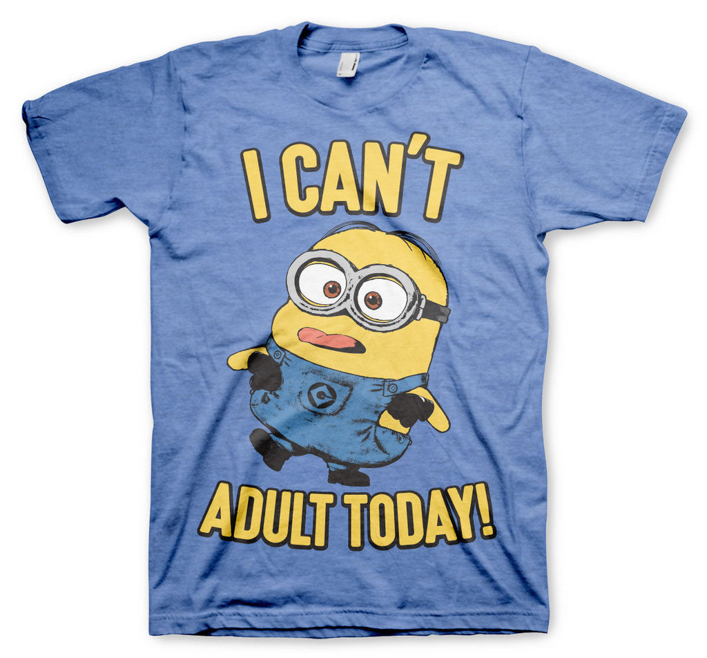 Minions (Les Minions) - I Can't Adult Today T-Shirt – T-shirt