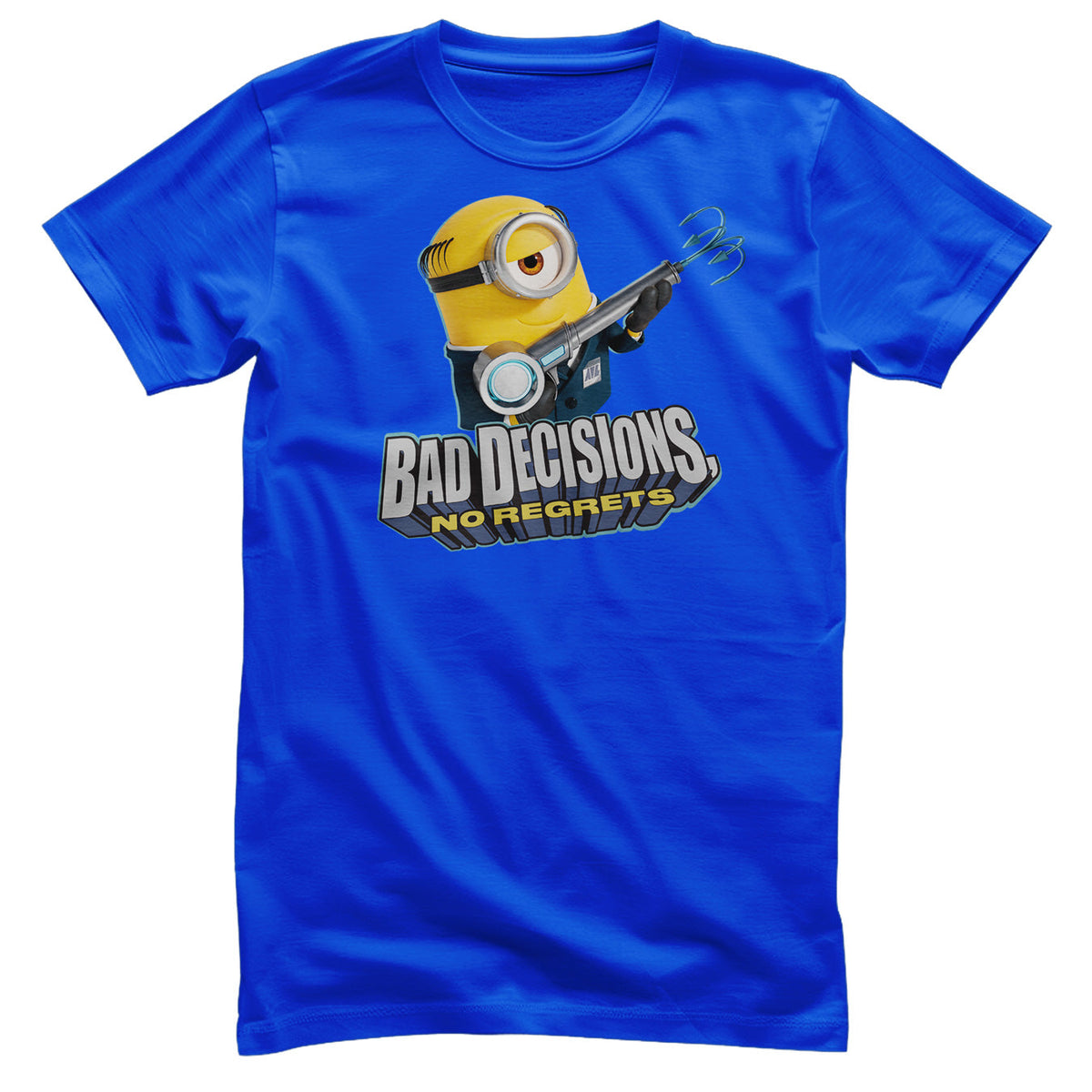 Minions (Les Minions) - Bad Decisions No Regrets T-Shirt – T-shirt