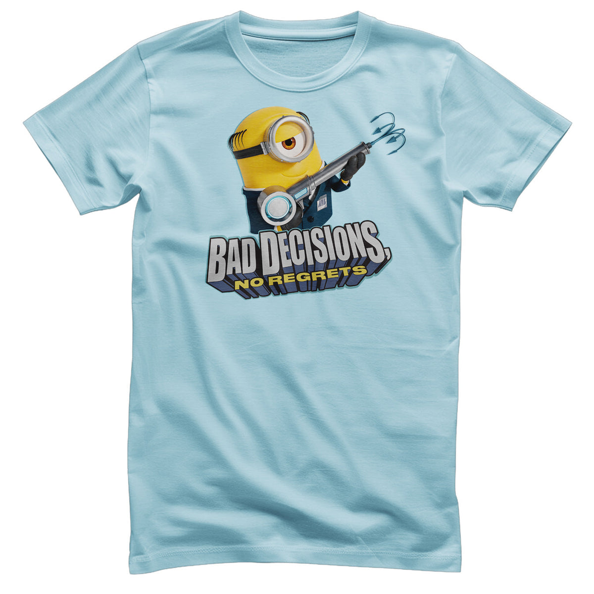 Minions (Les Minions) - Bad Decisions No Regrets T-Shirt – T-shirt