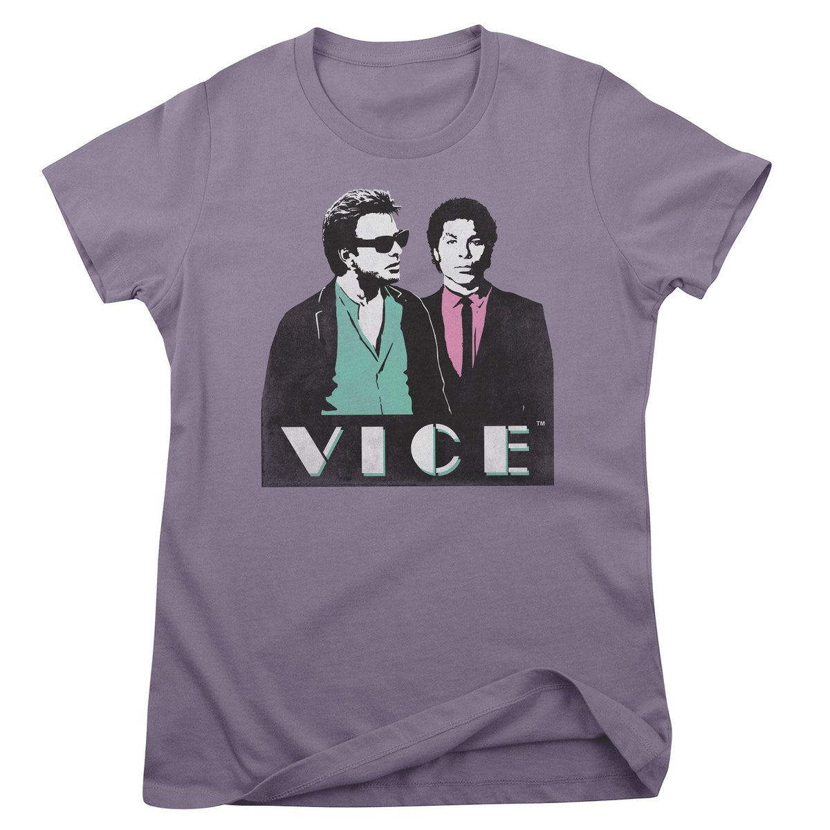 Deux flics à Miami - Crockett & Tubbs Vice Girly Tee – T-shirt femme