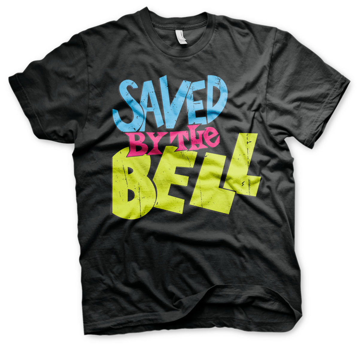 Saved By The Bell (Sauvés par le gong) Distressed Logo T-Shirt – T-shirt