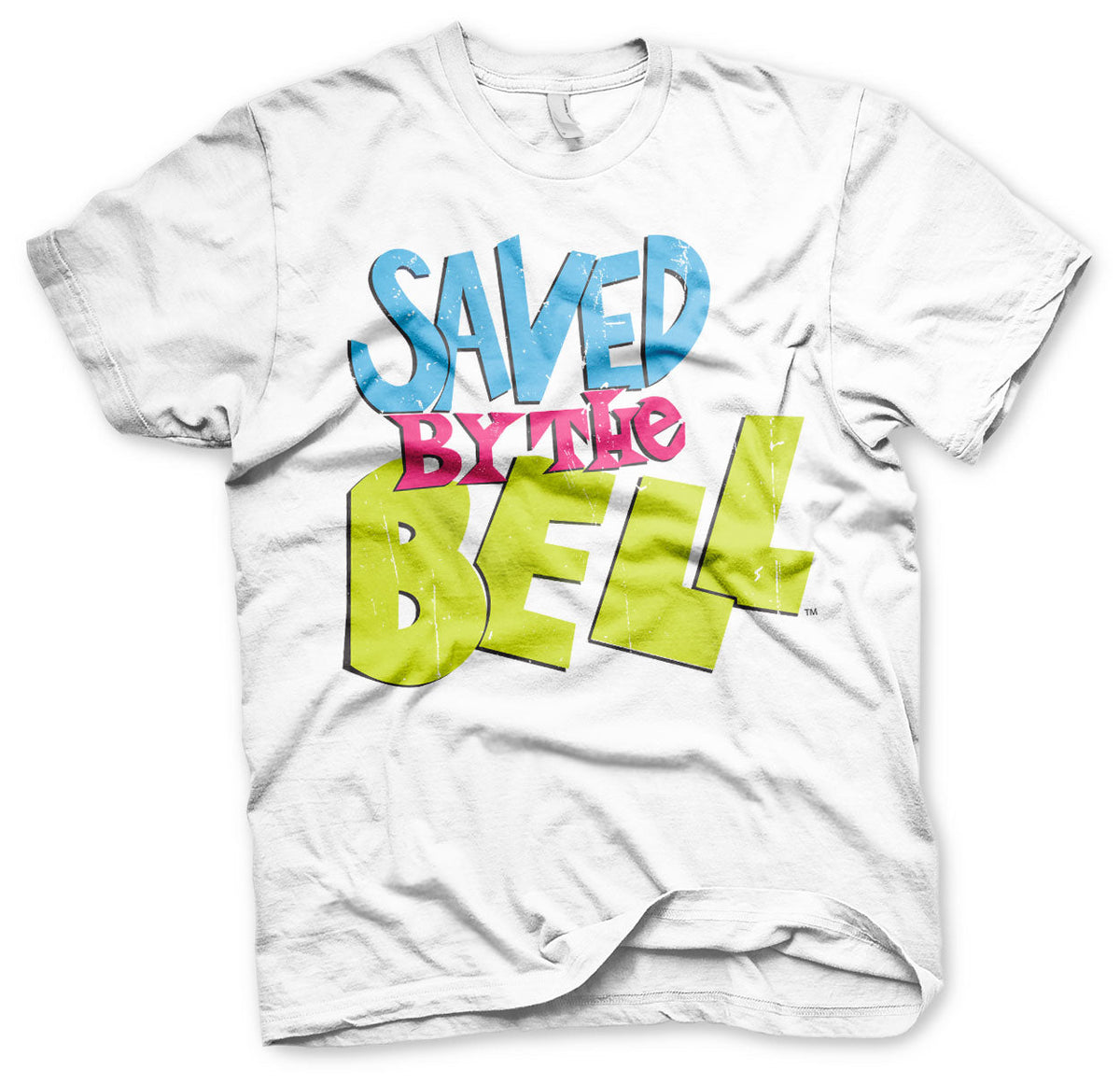 Saved By The Bell (Sauvés par le gong) Distressed Logo T-Shirt – T-shirt