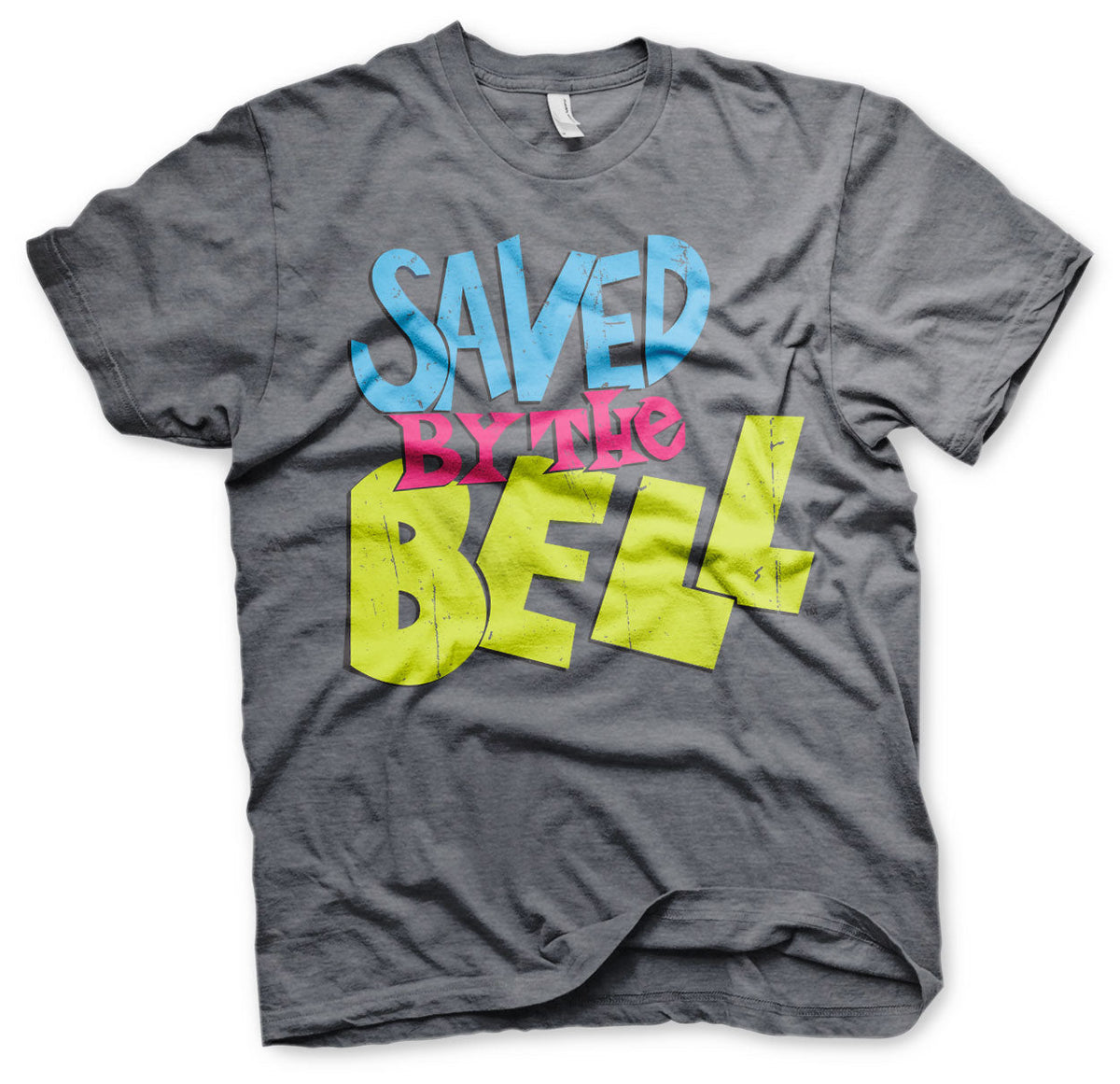 Saved By The Bell (Sauvés par le gong) Distressed Logo T-Shirt – T-shirt