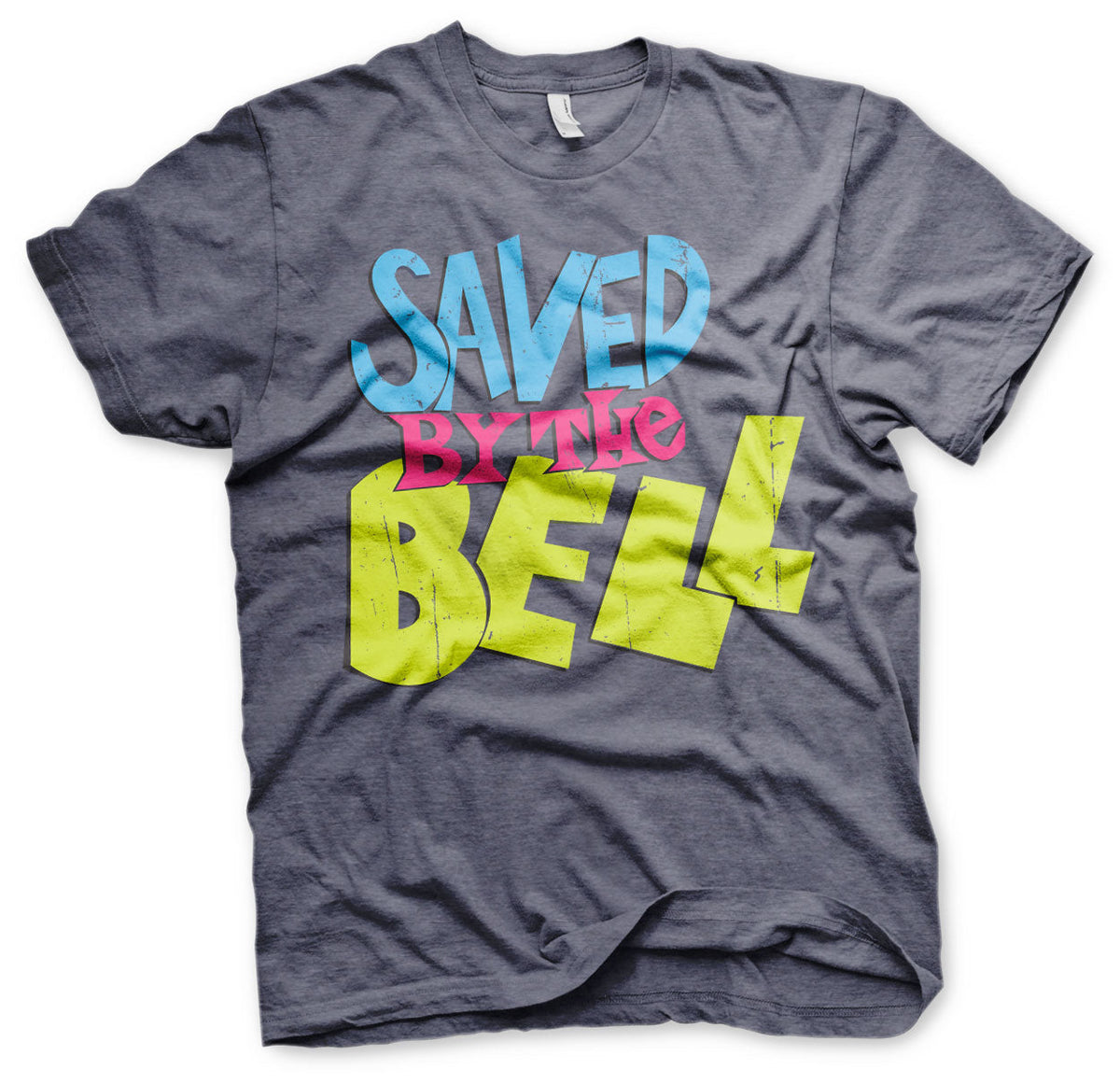 Saved By The Bell (Sauvés par le gong) Distressed Logo T-Shirt – T-shirt