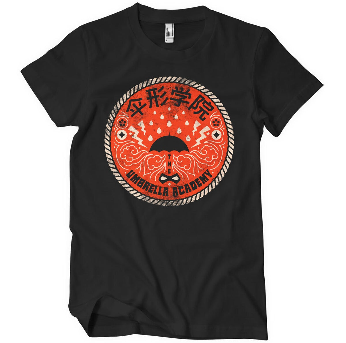 The Umbrella Academy Distressed Patch T-Shirt – T-shirt