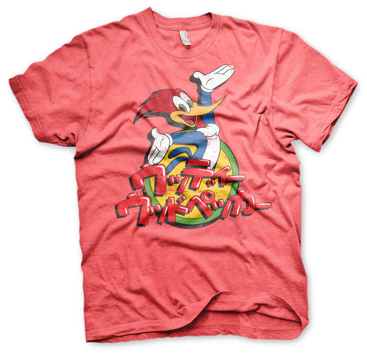 Woody Woodpecker Washed Japanese Logo T-Shirt – T-shirt
