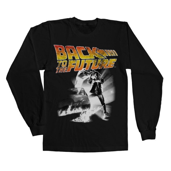 Back To The Future (Retour vers le futur) Poster Long Sleeve Tee – T-shirt manches longues