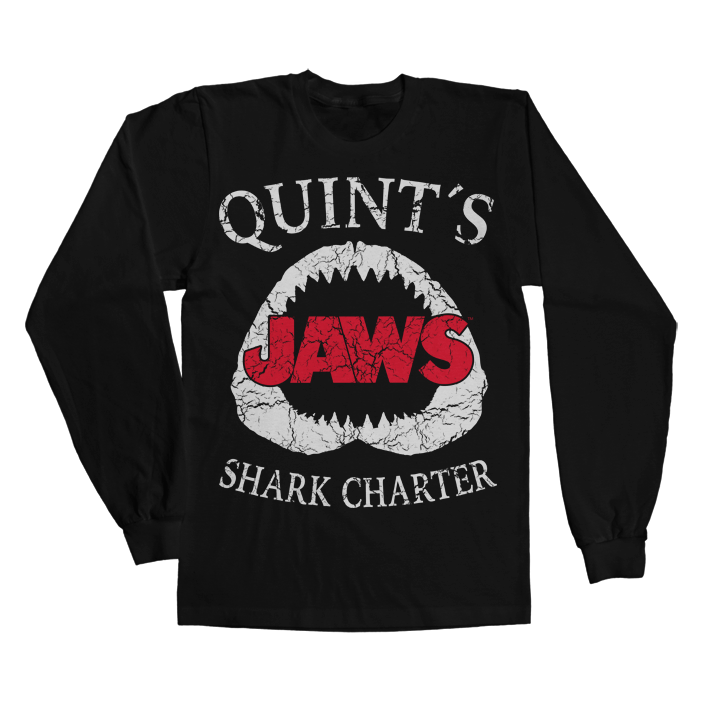 Jaws (Les Dents de la mer) - Quint´s Shark Charter Long Sleeve Tee – T-shirt manches longues