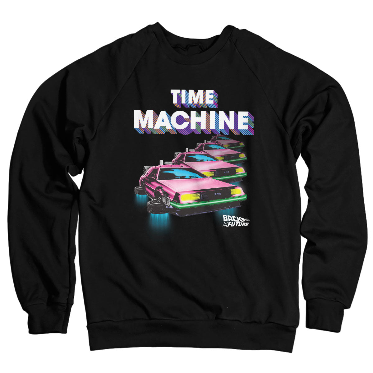 Back To The Future (Retour vers le futur) - Colorful Time Machine Sweatshirt – Sweat