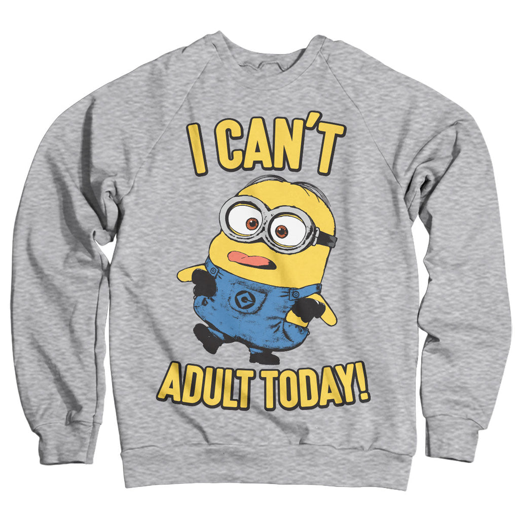 Minions (Les Minions) - I Can't Adult Today Sweatshirt – Sweat