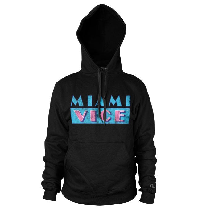 Miami Vice (Deux flics à Miami) Distressed Hoodie – Sweat à capuche