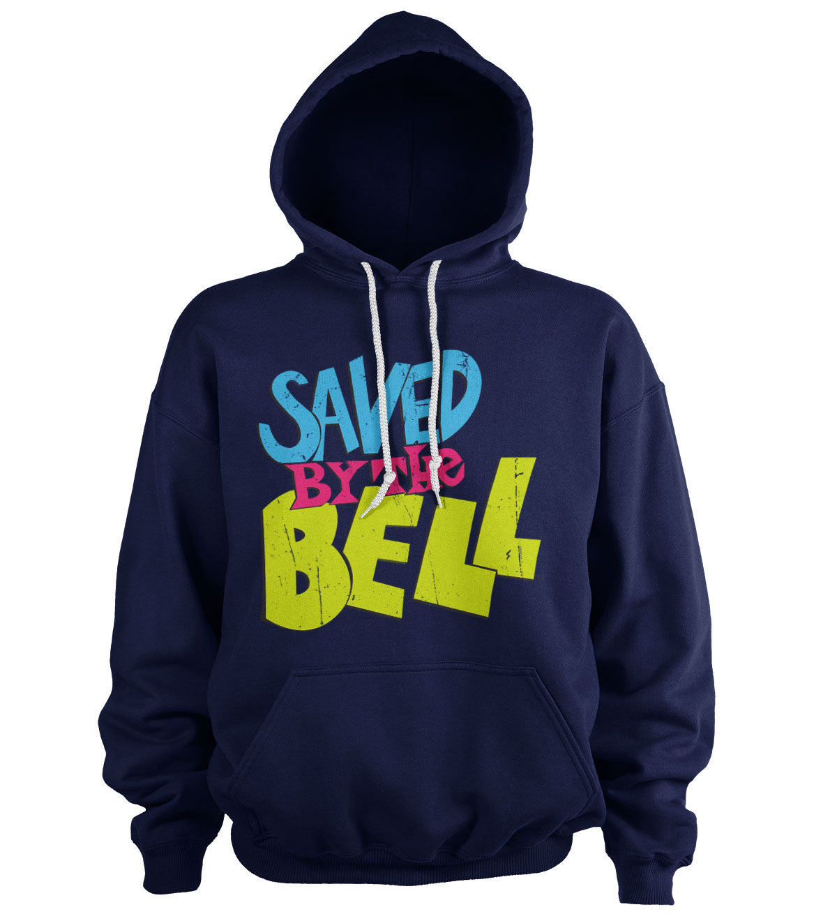 Saved By The Bell (Sauvés par le gong) Distressed Logo Hoodie – Sweat à capuche