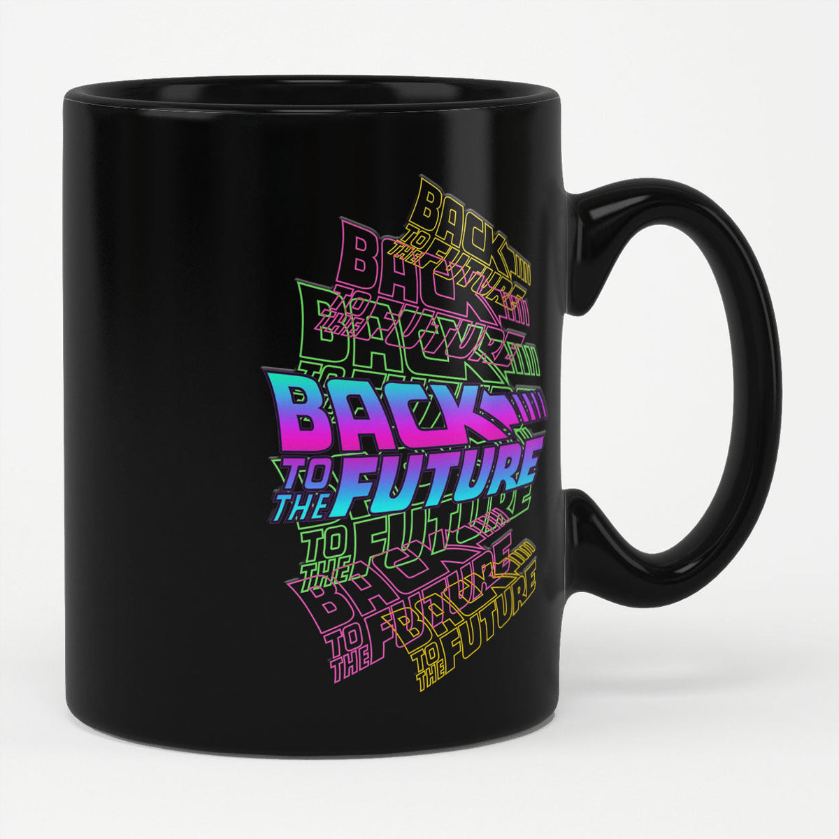 Back To The Future (Retour vers le futur) Neon Logos Mug – Mug