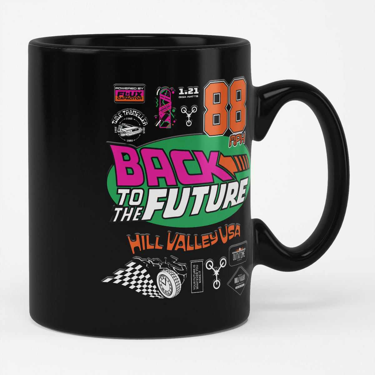 Back To The Future (Retour vers le futur) Retro Icons Mug – Mug