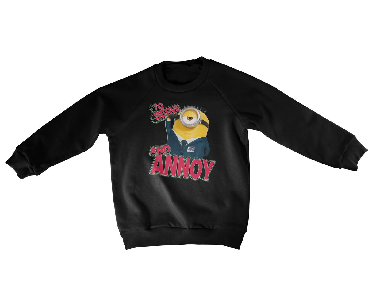 Les Minions - To Serve And Annoy Kids Sweatshirt – Sweat enfant