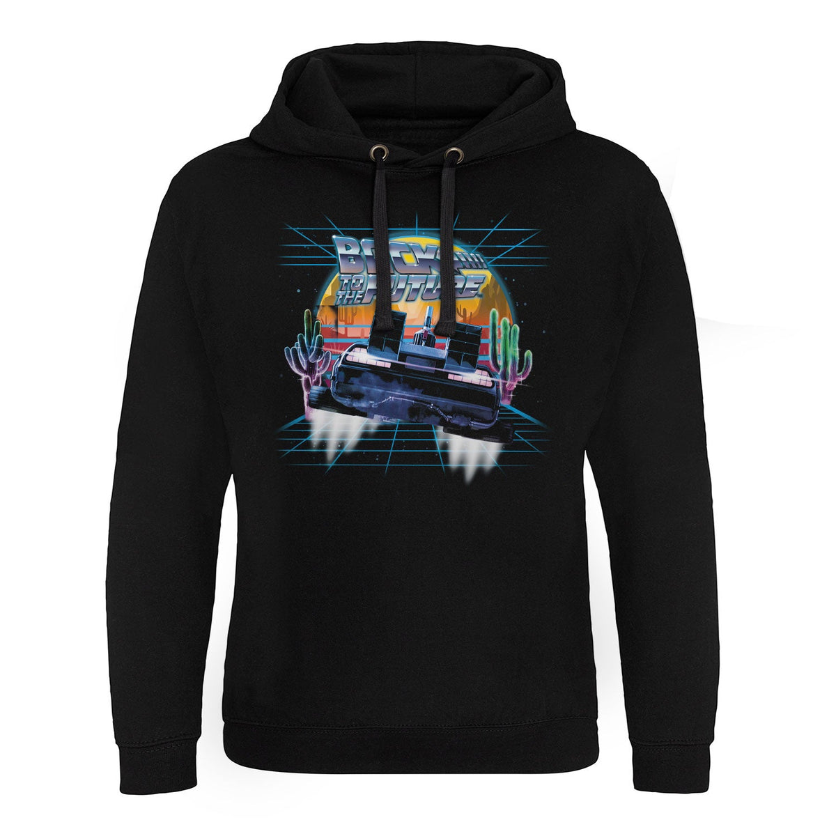 Back To The Future (Retour vers le futur) Retro Neon Desert Epic Hoodie – Sweat à capuche Epic