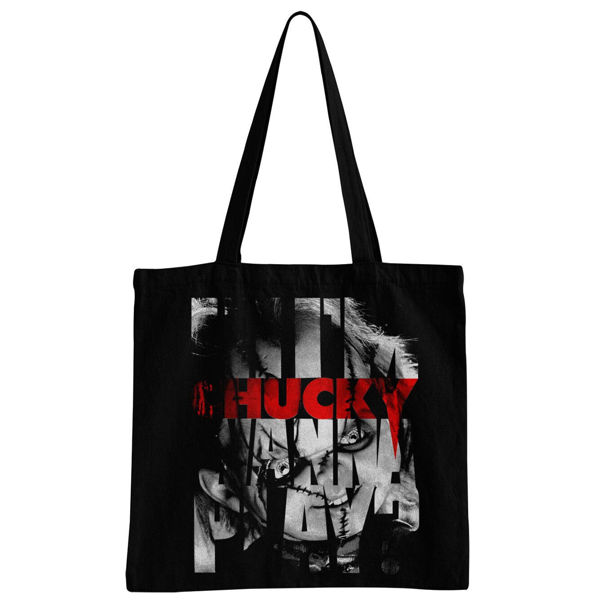 Chucky - Wanna Play Cutout Tote Bag – Tote bag