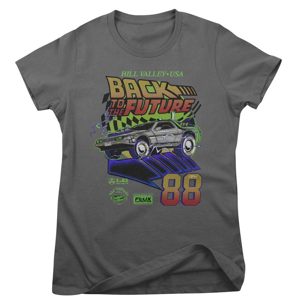 Back To The Future (Retour vers le futur) In Full Speed Girly Tee – T-shirt femme