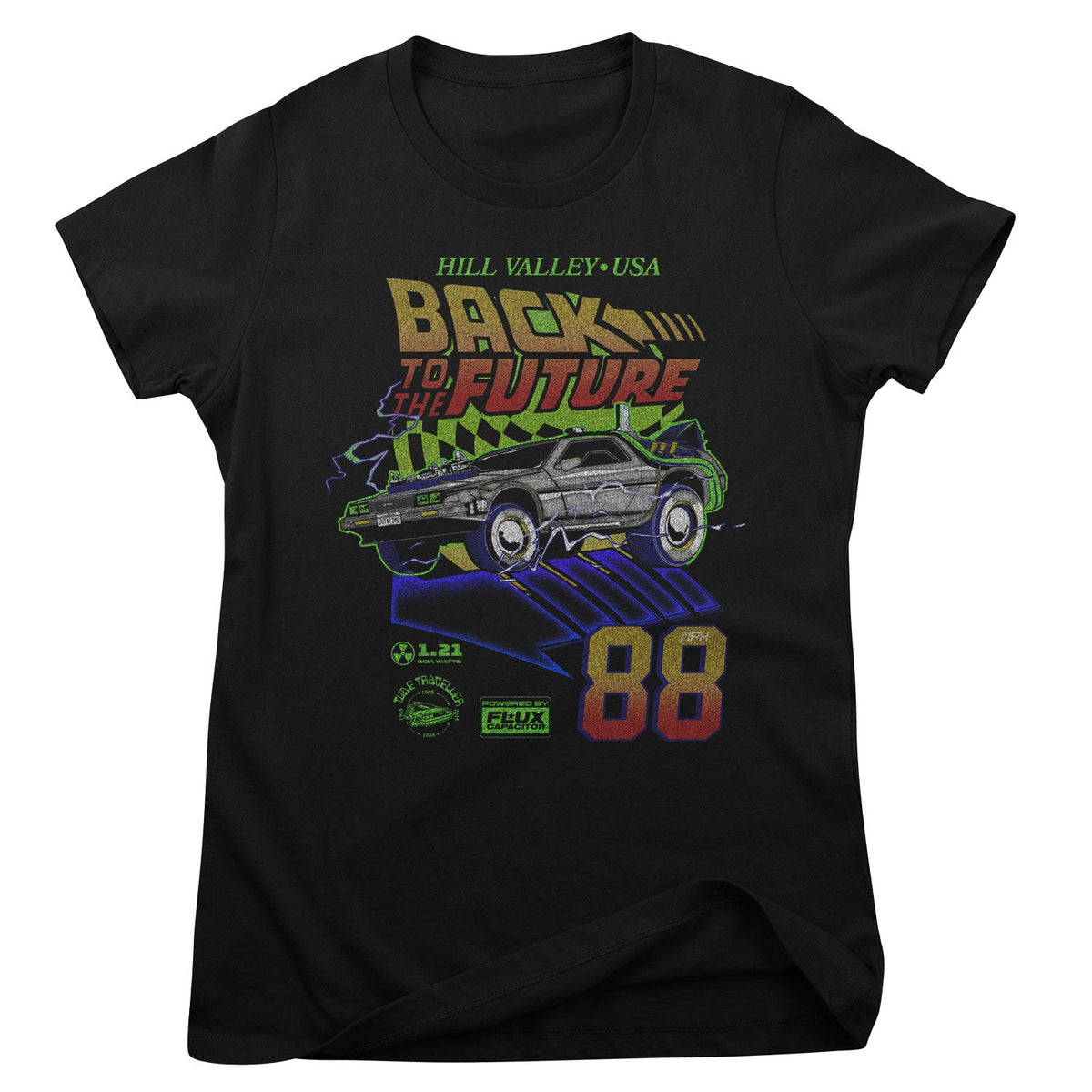 Back To The Future (Retour vers le futur) In Full Speed Girly Tee – T-shirt femme