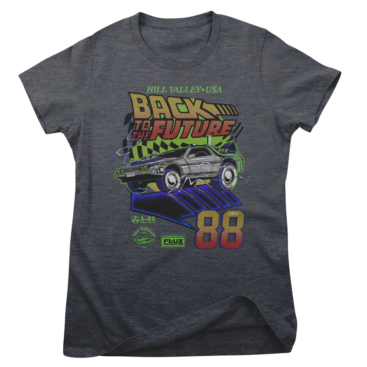 Back To The Future (Retour vers le futur) In Full Speed Girly Tee – T-shirt femme