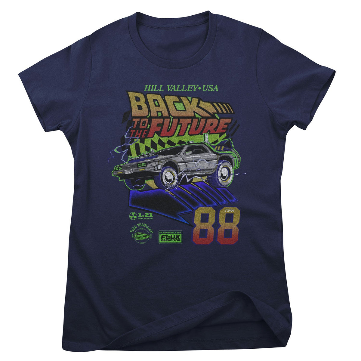 Back To The Future (Retour vers le futur) In Full Speed Girly Tee – T-shirt femme