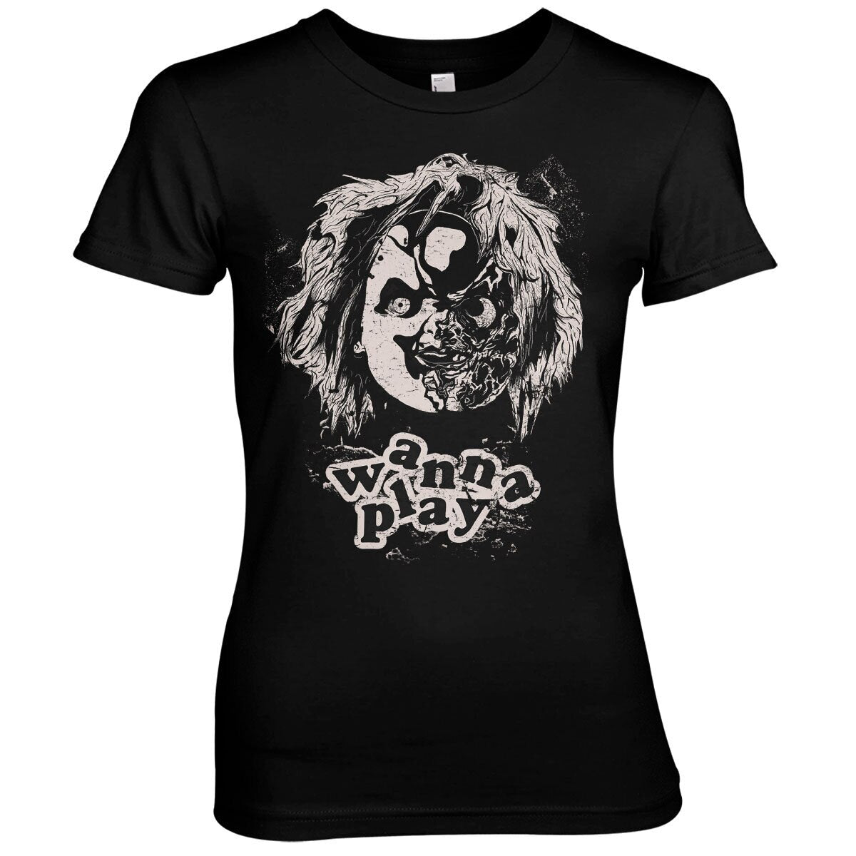 Chucky - Wanna Play Girly Tee – T-shirt femme