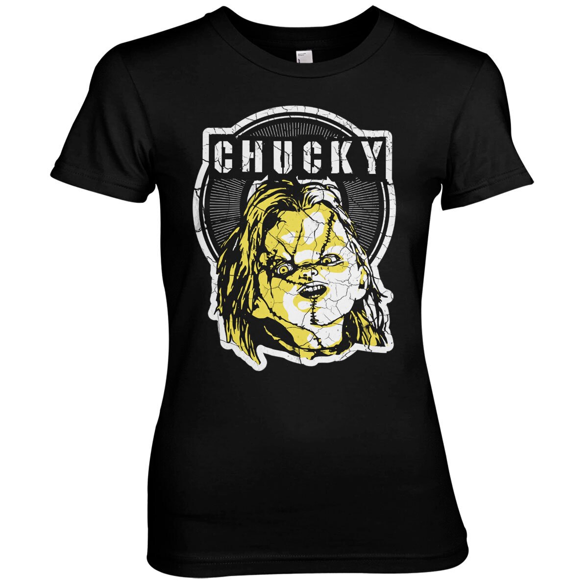 Cracked Chucky Girly Tee – T-shirt femme