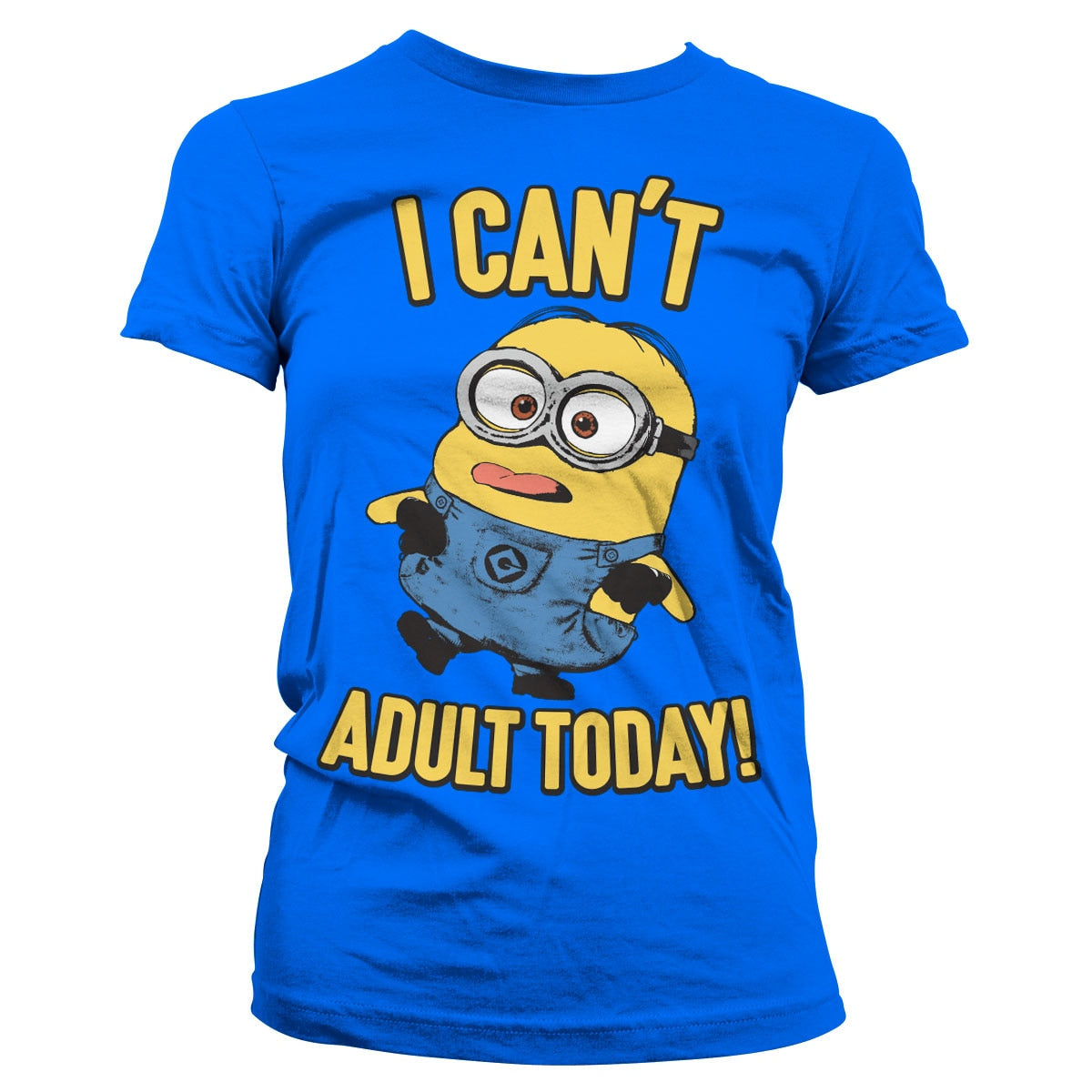 Minions (Les Minions) - I Can't Adult Today Girly Tee – T-shirt femme