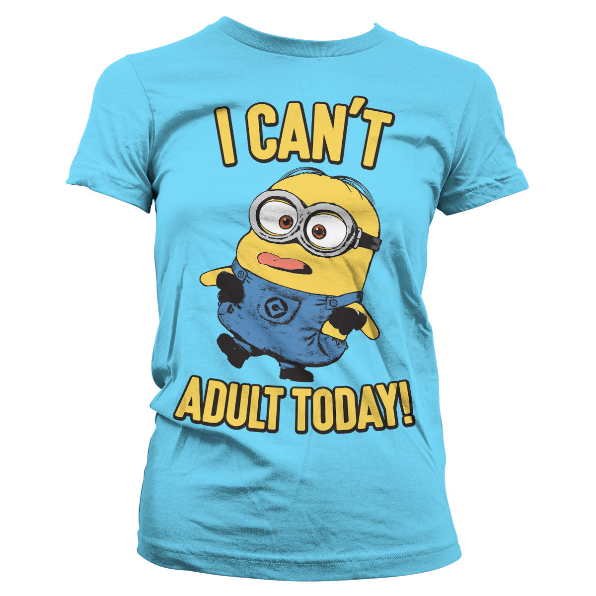 Minions (Les Minions) - I Can't Adult Today Girly Tee – T-shirt femme
