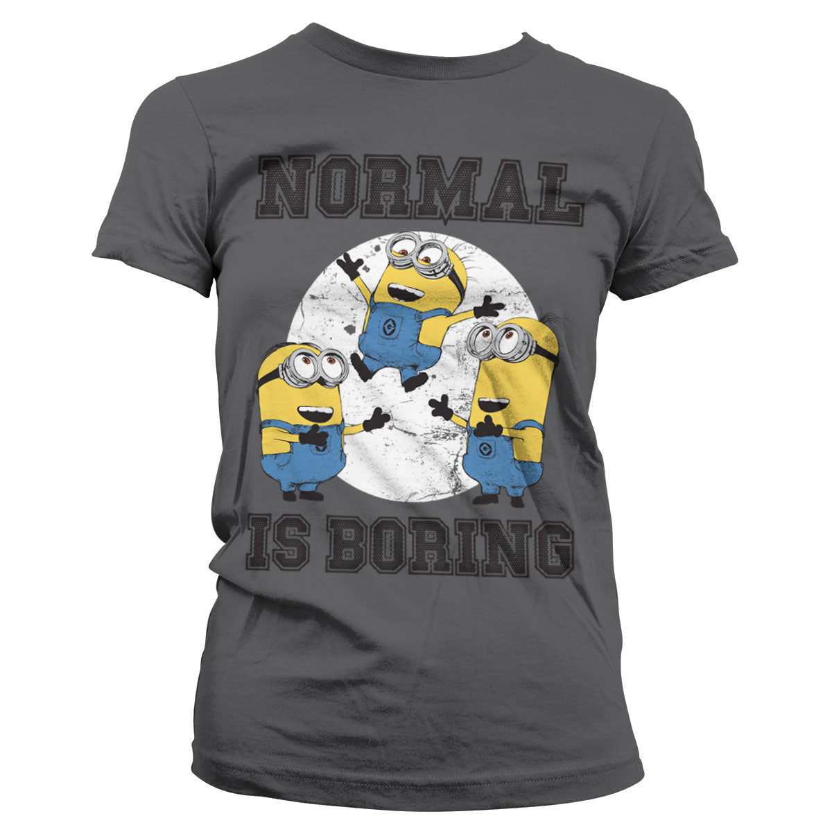 Minions (Les Minions) - Normal Life Is Boring Girly Tee – T-shirt femme