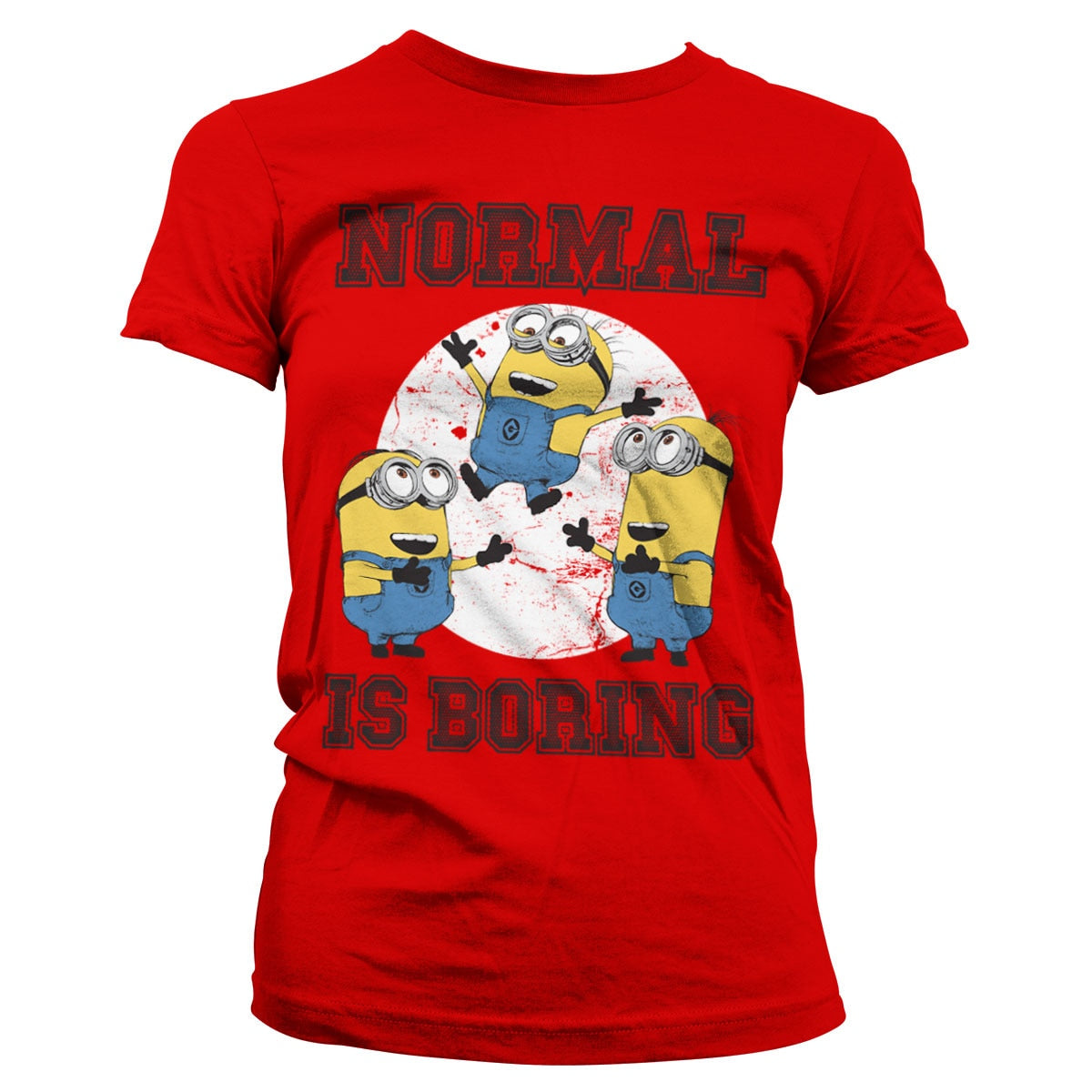 Minions (Les Minions) - Normal Life Is Boring Girly Tee – T-shirt femme