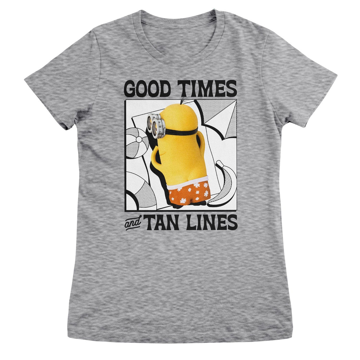Minions (Les Minions) - Good Times & Tan Lines Girly Tee – T-shirt femme