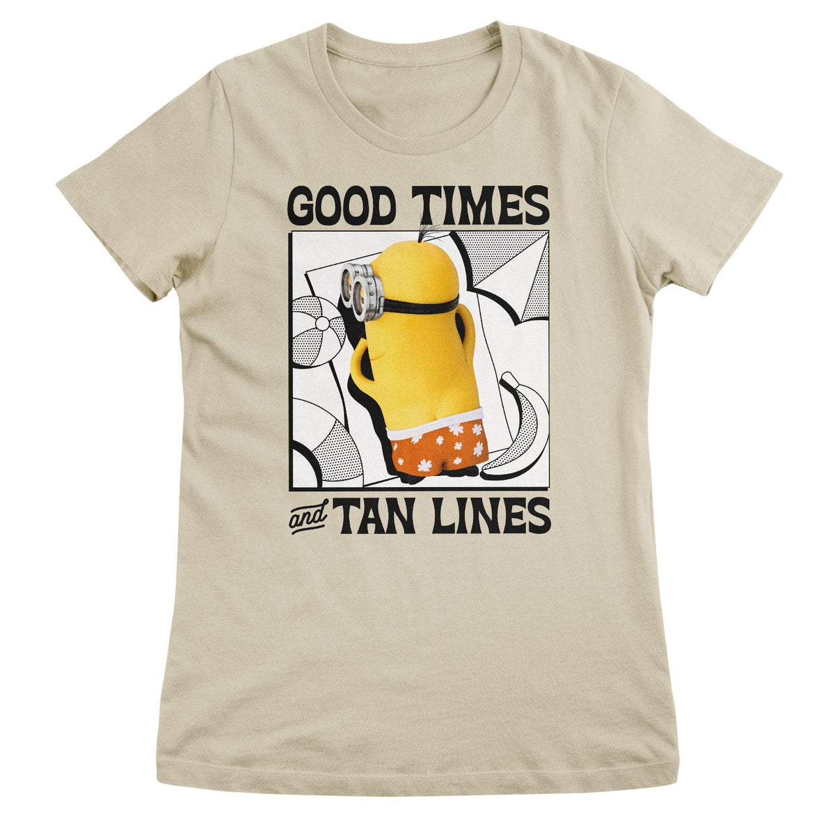 Minions (Les Minions) - Good Times & Tan Lines Girly Tee – T-shirt femme