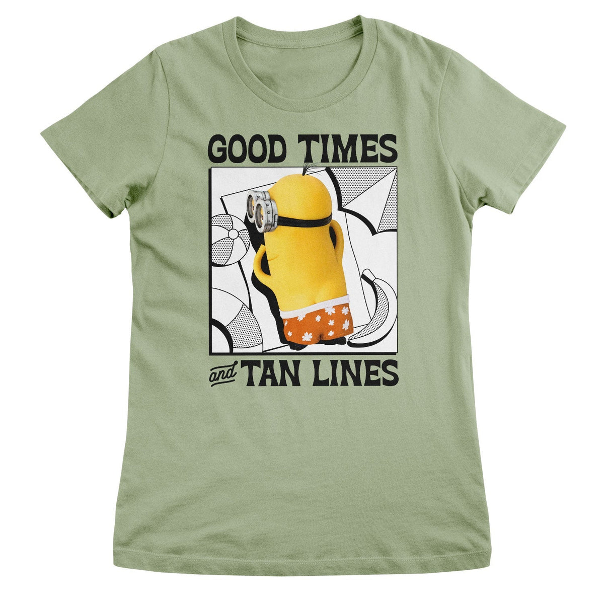 Minions (Les Minions) - Good Times & Tan Lines Girly Tee – T-shirt femme
