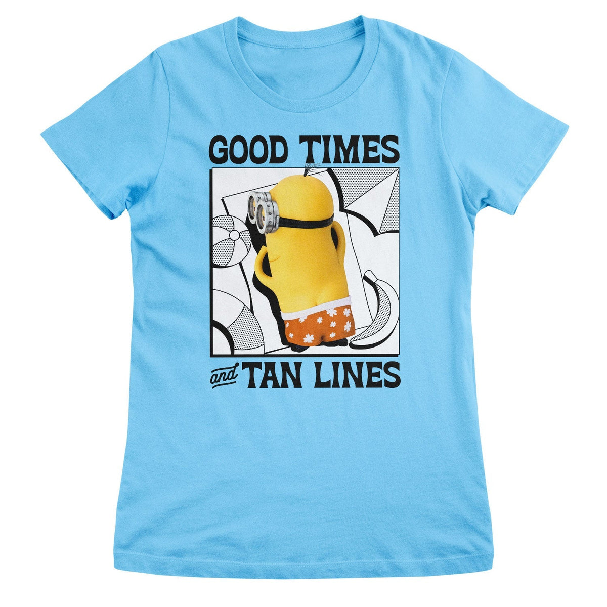 Minions (Les Minions) - Good Times & Tan Lines Girly Tee – T-shirt femme