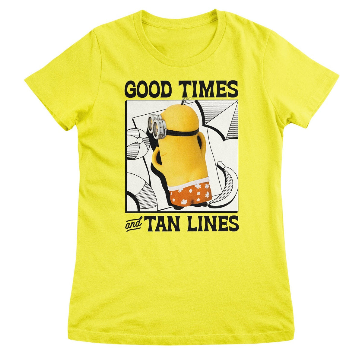 Minions (Les Minions) - Good Times & Tan Lines Girly Tee – T-shirt femme