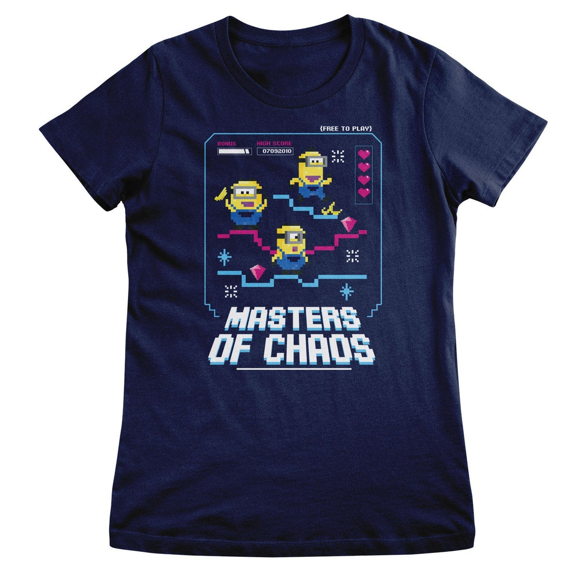 Minions (Les Minions) - Masters Of Chaos Girly Tee – T-shirt femme