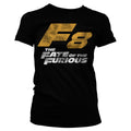 F8 Distressed Logo Girly Tee – T-shirt femme