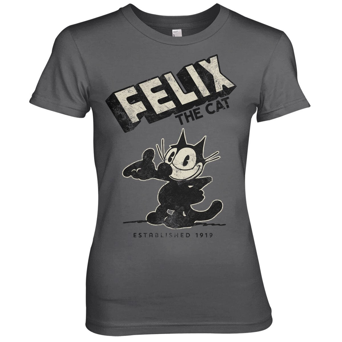 Felix The Cat (Félix le Chat) - Est. 1919 Girly Tee – T-shirt femme