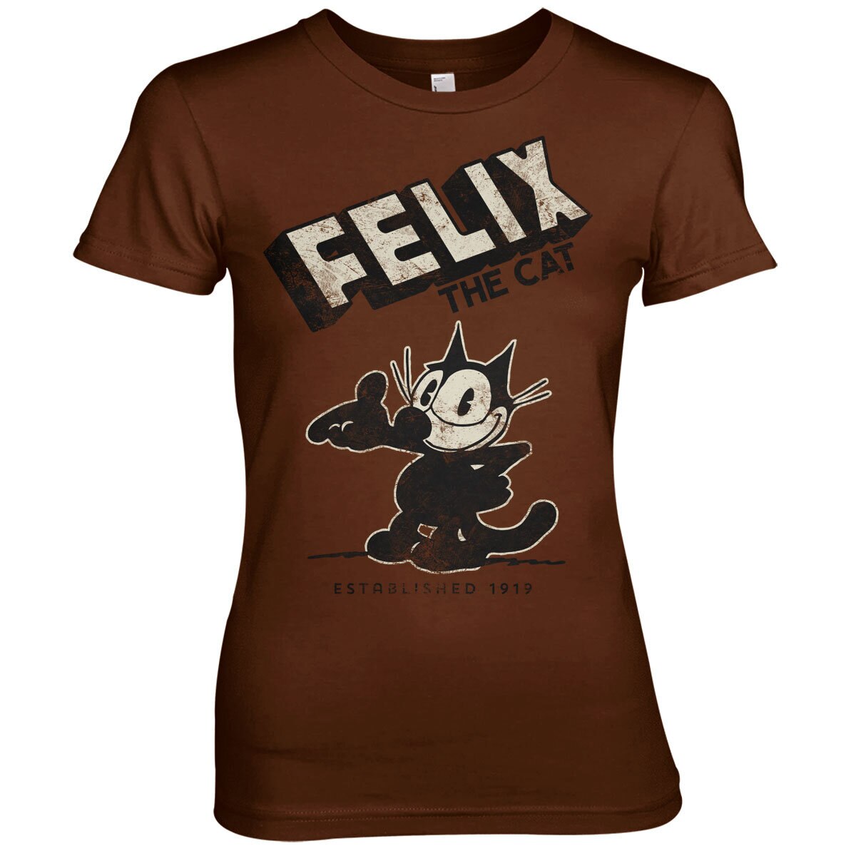 Felix The Cat (Félix le Chat) - Est. 1919 Girly Tee – T-shirt femme