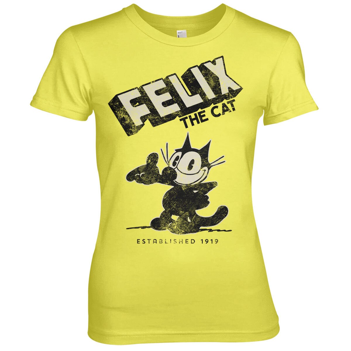 Felix The Cat (Félix le Chat) - Est. 1919 Girly Tee – T-shirt femme