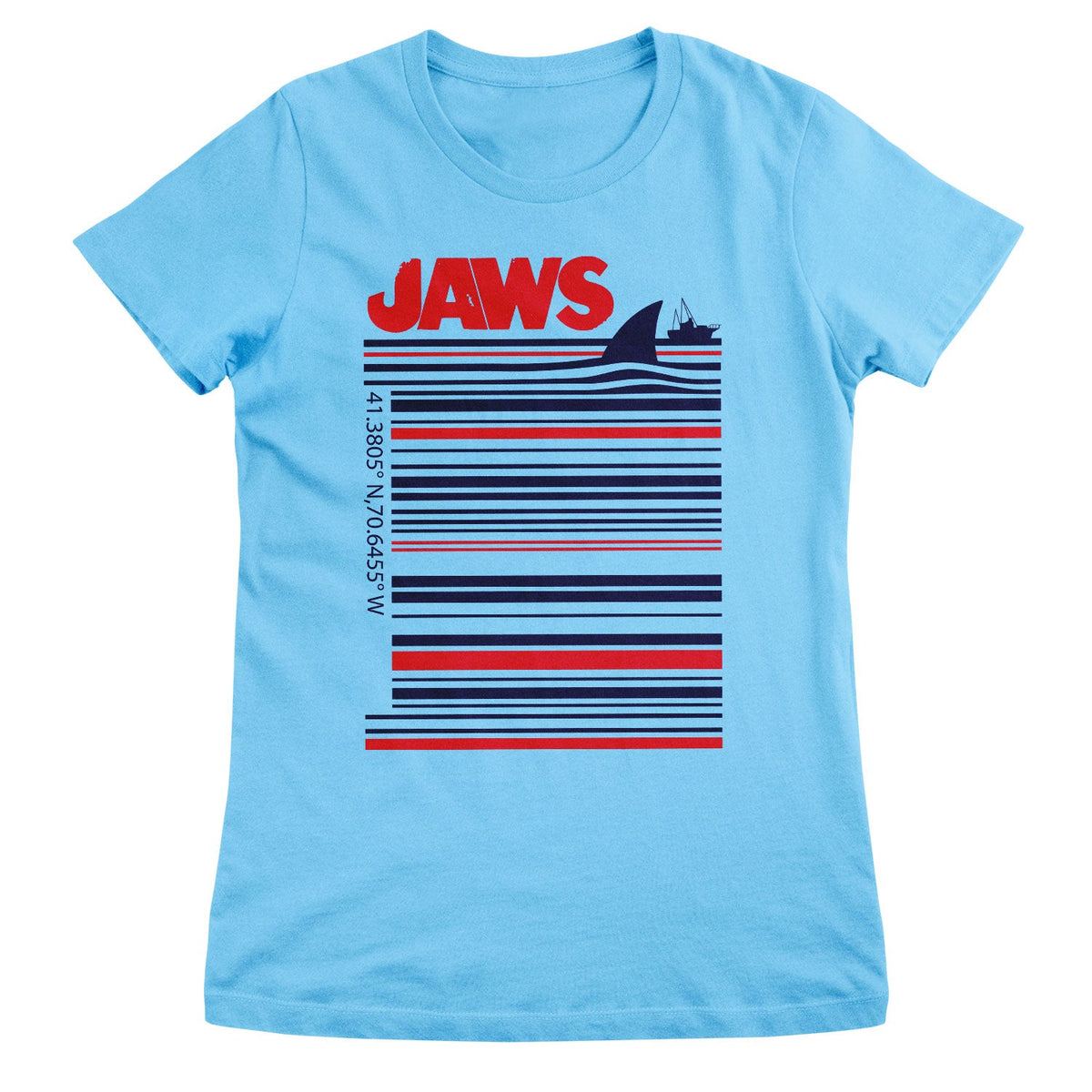 Jaws (Les Dents de la mer) Barcode Girly Tee – T-shirt femme