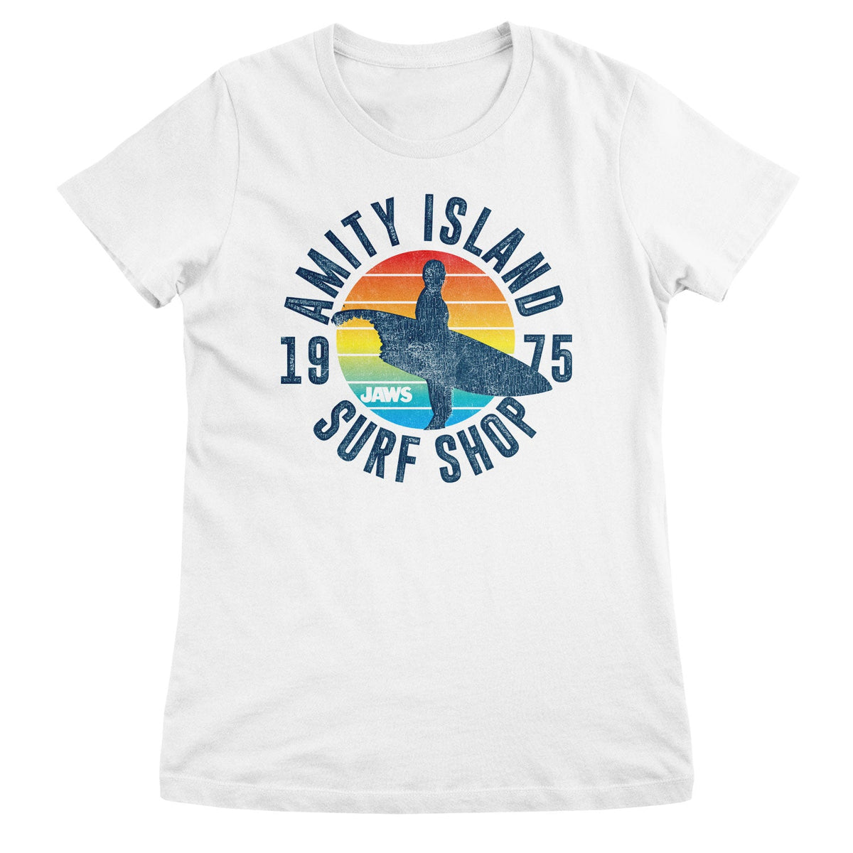 Les Dents de la mer - Amity Island Surf Shop Girly Tee – T-shirt femme