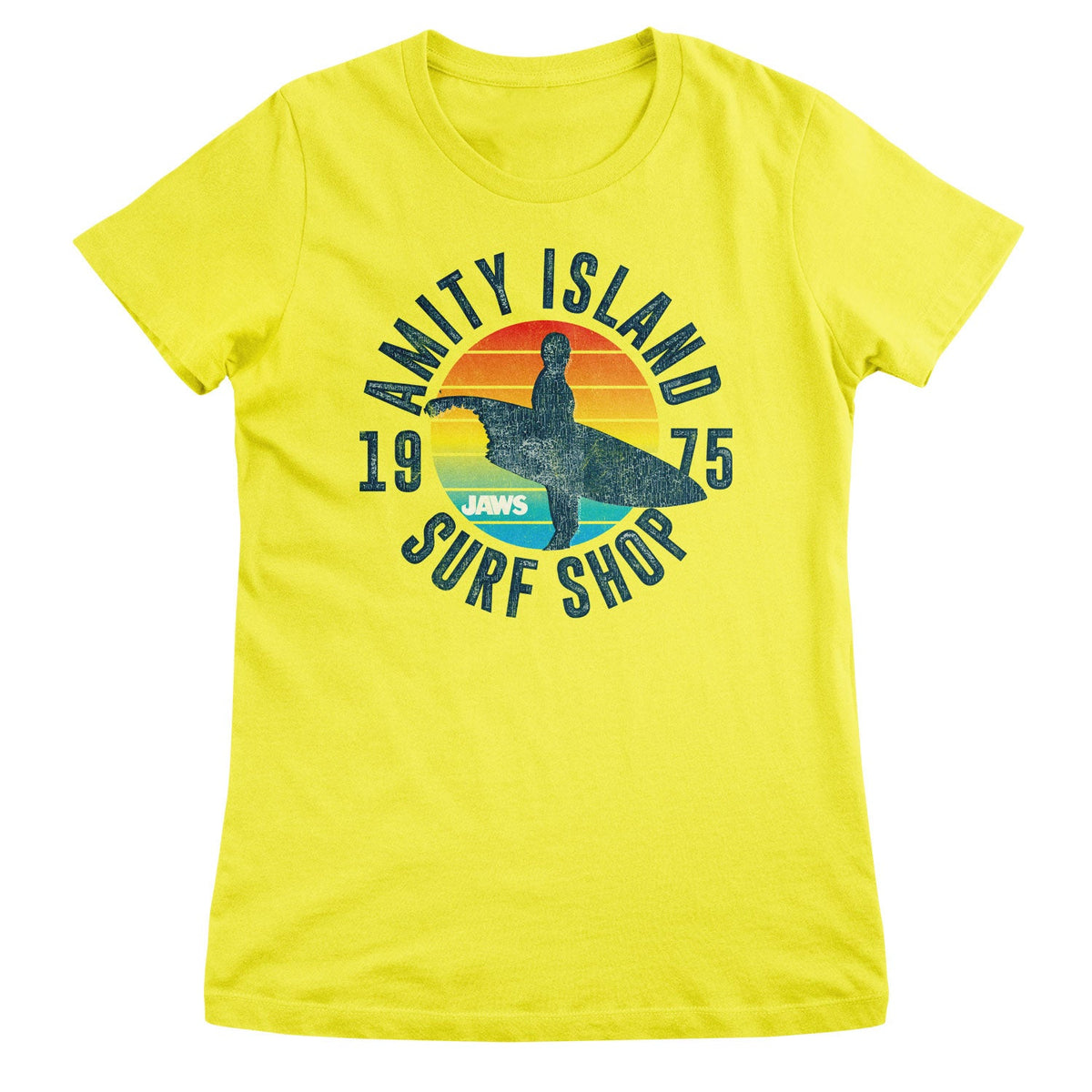 Les Dents de la mer - Amity Island Surf Shop Girly Tee – T-shirt femme