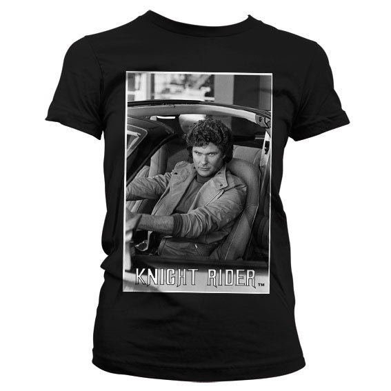 Hasselhoff In Knight Rider (K 2000) Girly Tee – T-shirt femme