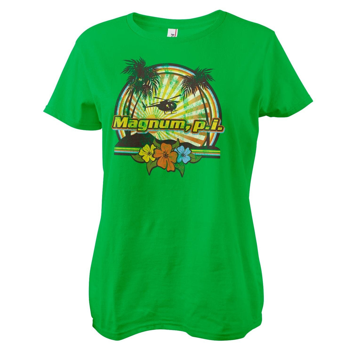Magnum P.I. - Tropical Vibes Girly Tee – T-shirt femme