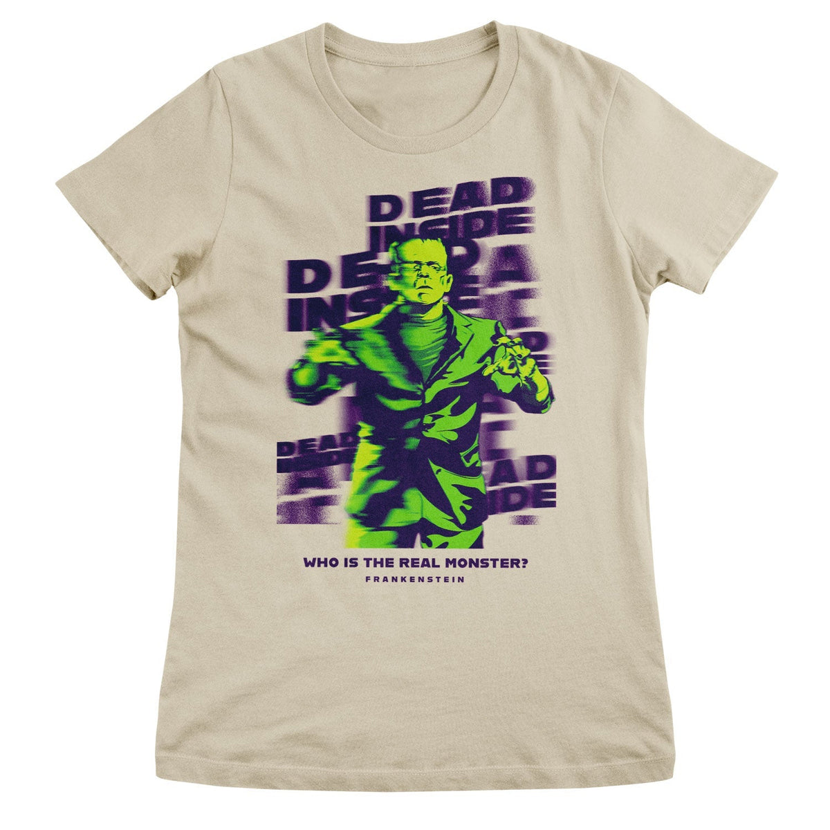 Frankenstein - The Real Monster Girly Tee – T-shirt femme