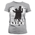 Miami Vice (Deux flics à Miami) Silhuettes Girly T-Shirt – T-shirt femme